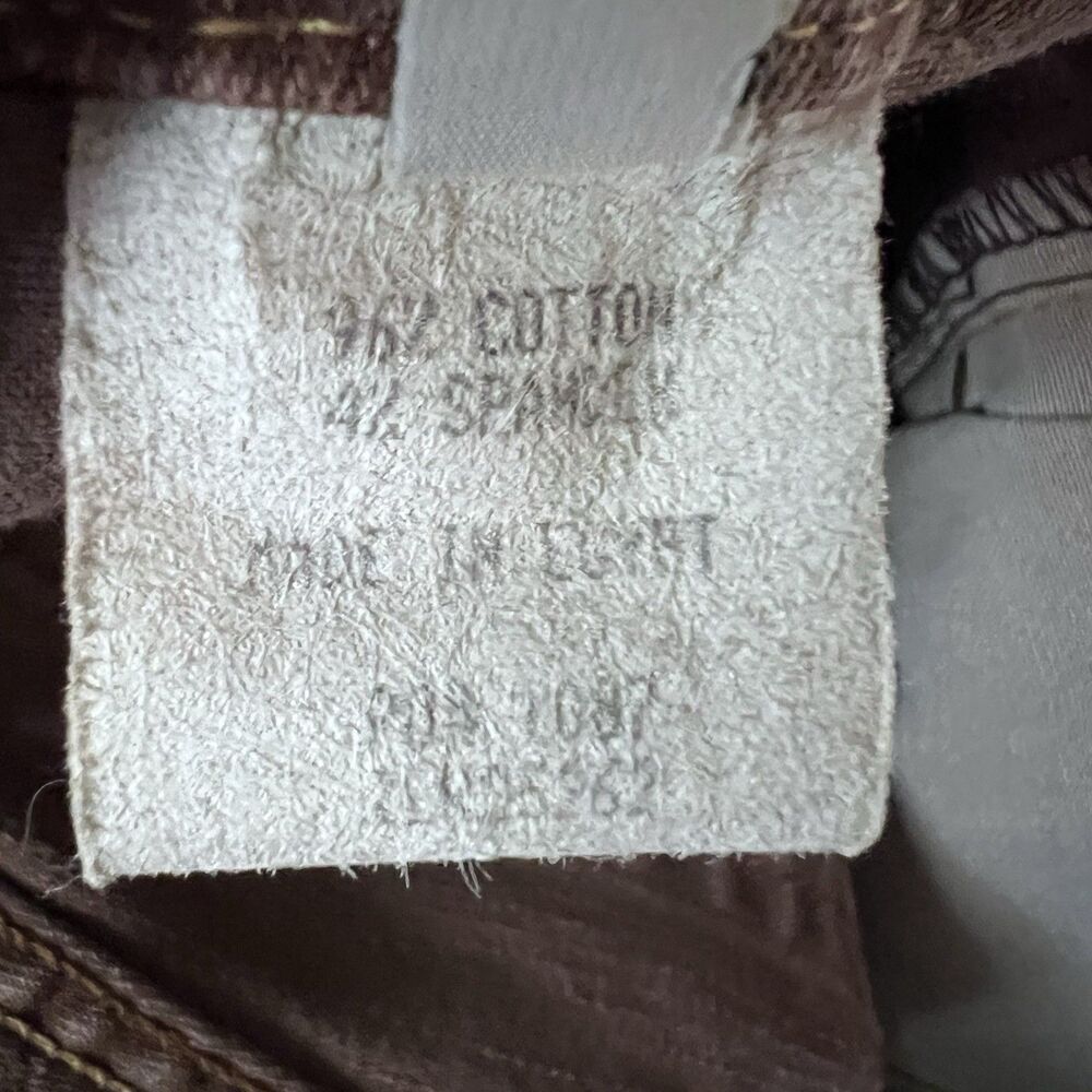 Paris Blues Y2K Brown Low Rise Bootcut Flare Jeans Pants Fade Juniors Size 5 - Picture 12 of 13
